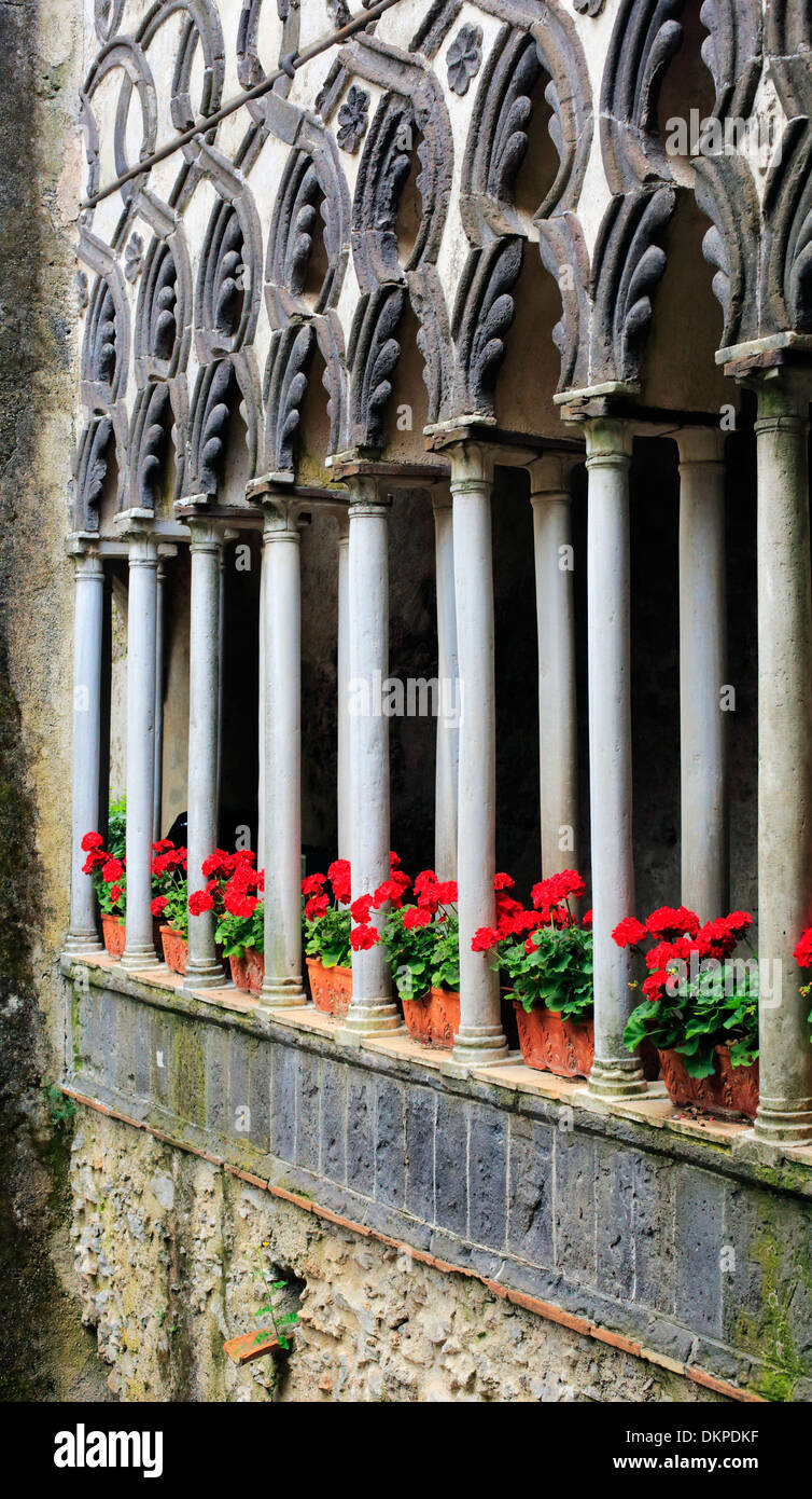 Kreuzgang des Doms, Ravello, Amalfi Küste, Kampanien, Italien Stockfoto