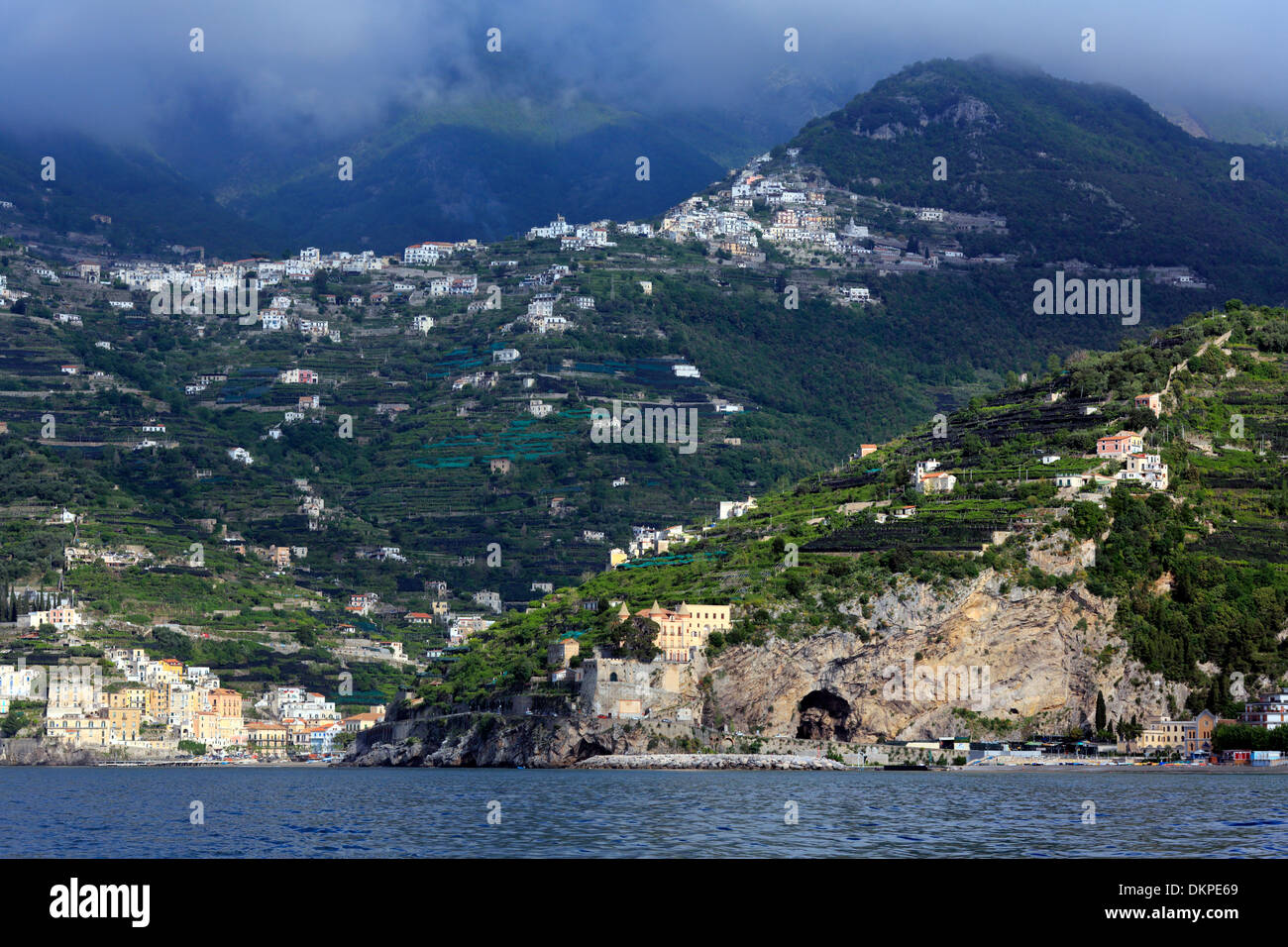 Amalfiküste, Kampanien, Italien Stockfoto