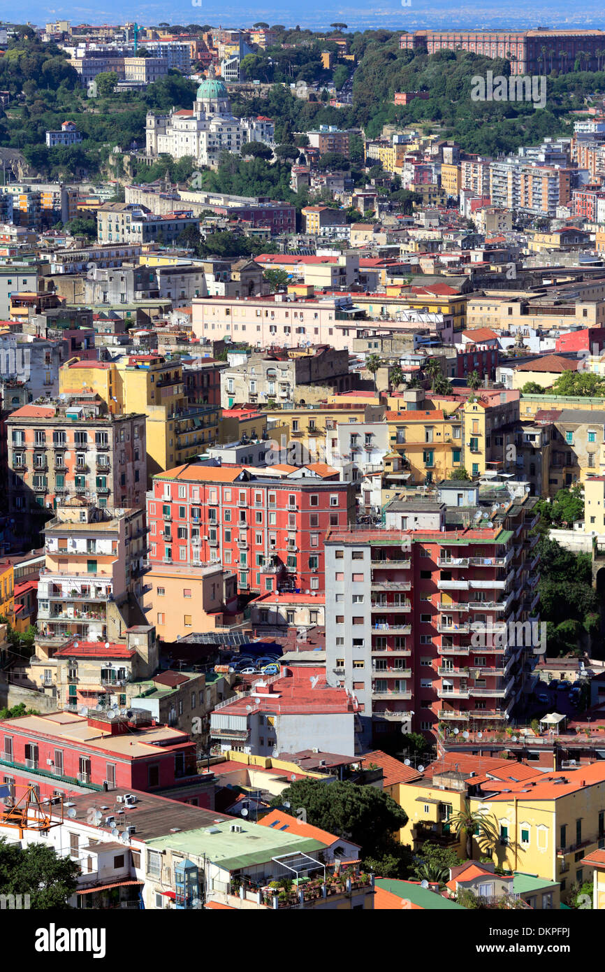 Stadtbild von Vomero Hügel, Neapel, Kampanien, Italien Stockfoto