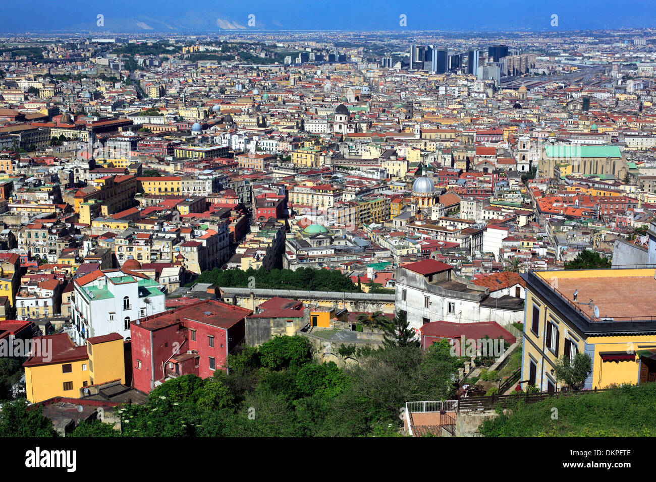 Stadtbild von Vomero Hügel, Neapel, Kampanien, Italien Stockfoto