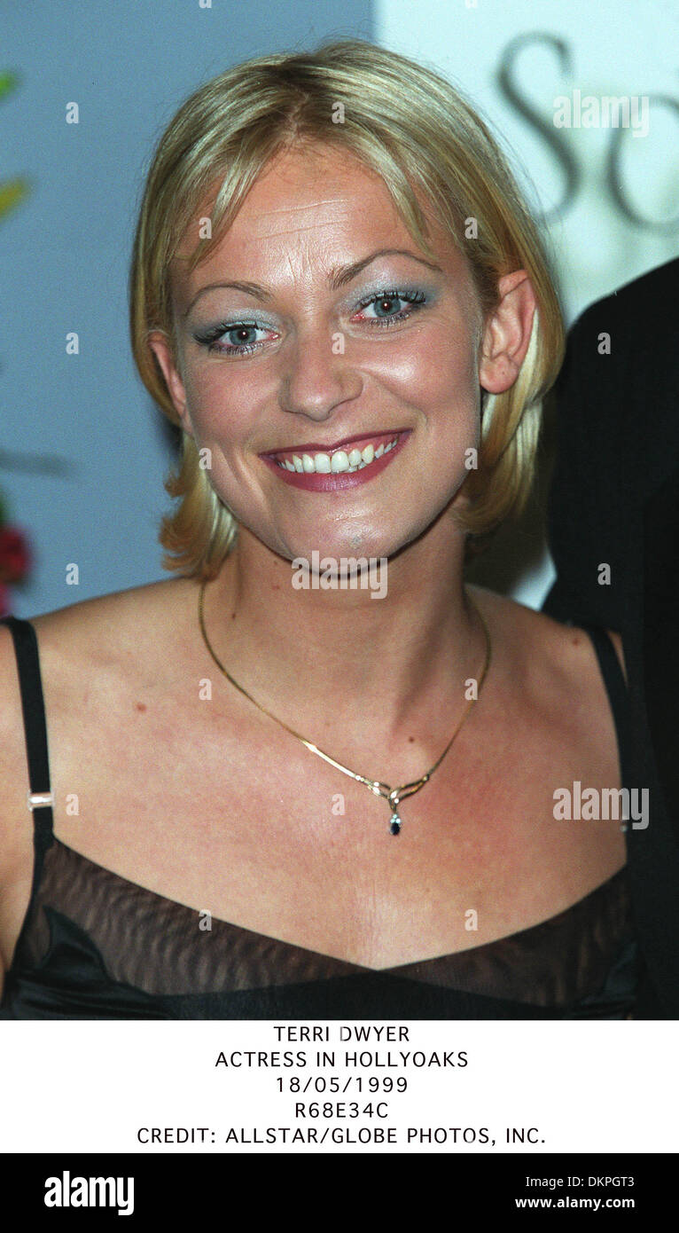 TERRI DWYER. SCHAUSPIELERIN IN HOLLYOAKS.18/05/1999.R68E34C. Stockfoto