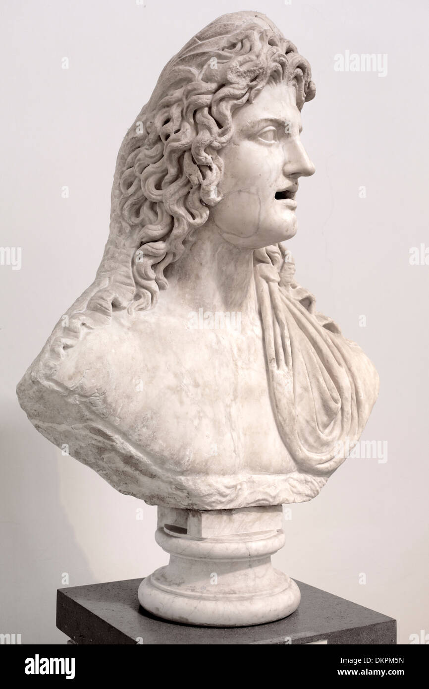 Fluss Gottheit (2. Jahrhundert), das Archäologische Nationalmuseum, Neapel, Kampanien, Italien Stockfoto