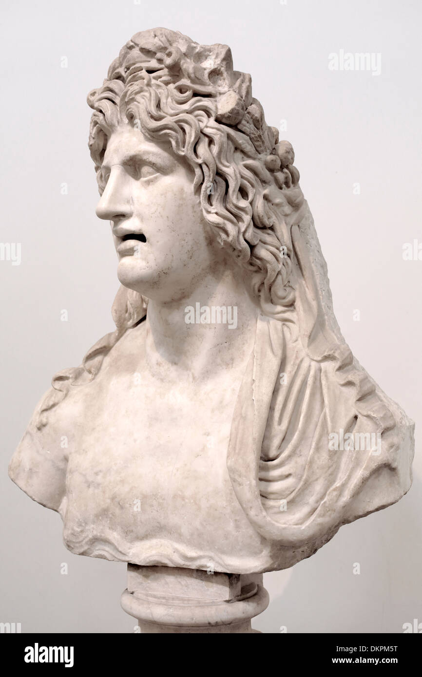 Fluss Gottheit (2. Jahrhundert), das Archäologische Nationalmuseum, Neapel, Kampanien, Italien Stockfoto