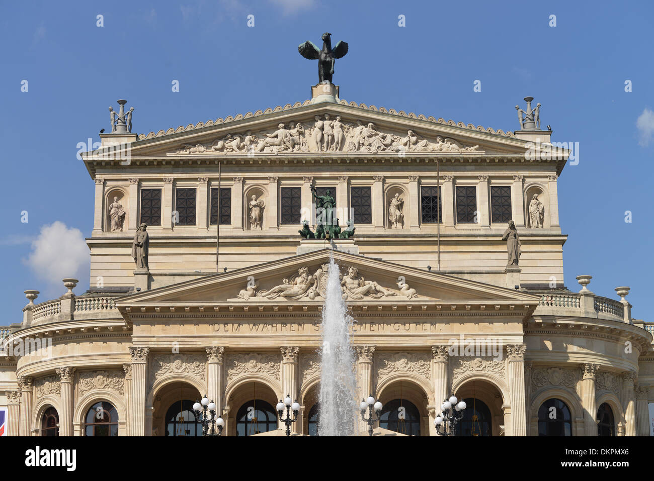 Alte Oper, Opernplatz, Frankfurt am Main, Hessen, Deutschland Stockfoto