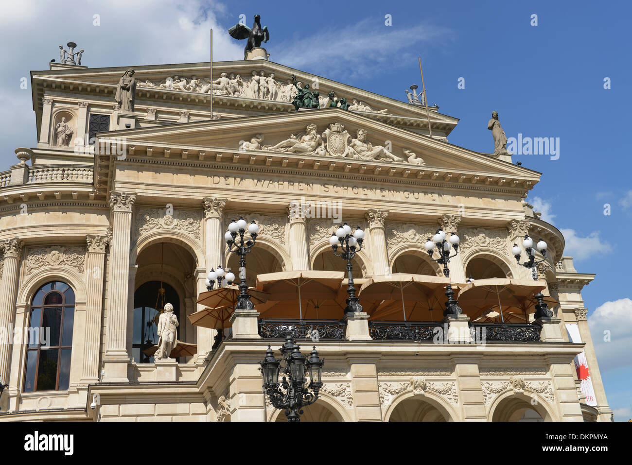 Alte Oper, Opernplatz, Frankfurt am Main, Hessen, Deutschland Stockfoto