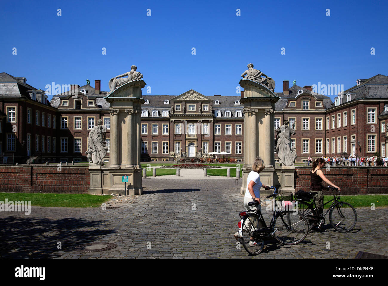 Wasserschloss Nordkirchen, Münsterland, Nordrhein Westfalen Deutschland Stockfoto