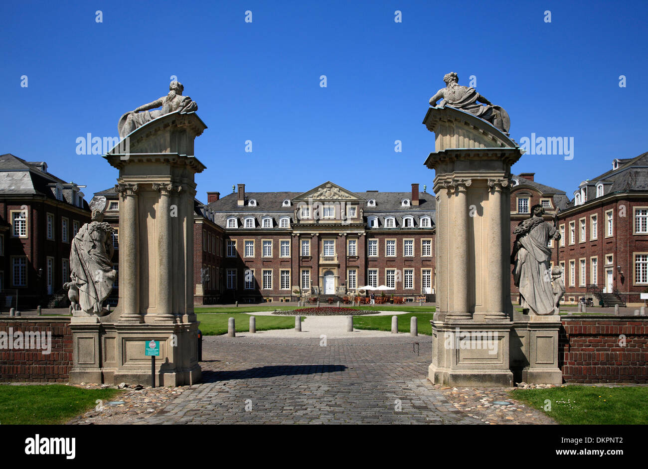 Wasserschloss Nordkirchen, Münsterland, Nordrhein Westfalen Deutschland Stockfoto