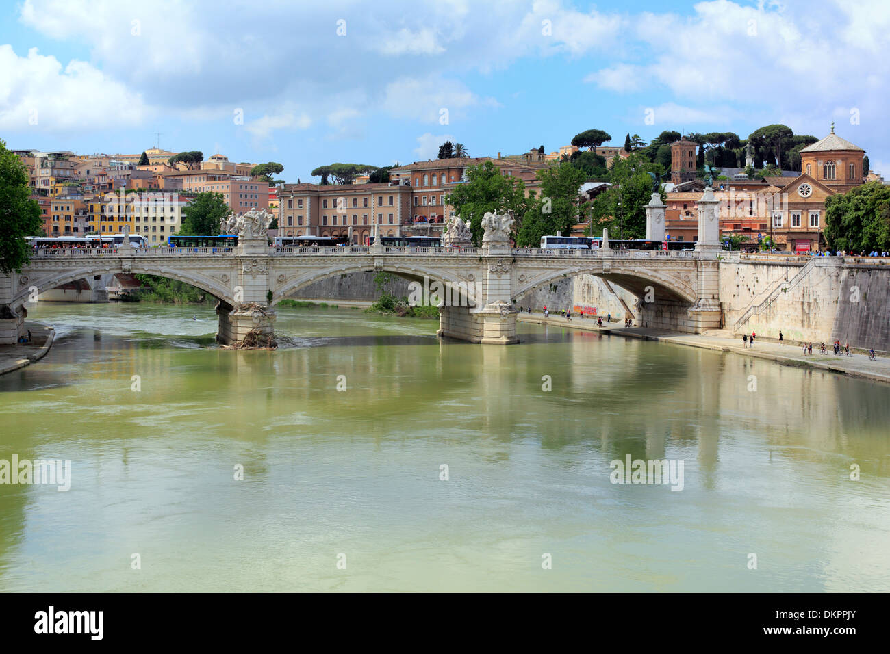 Des Flusses Tiber, Rom, Italien Stockfoto