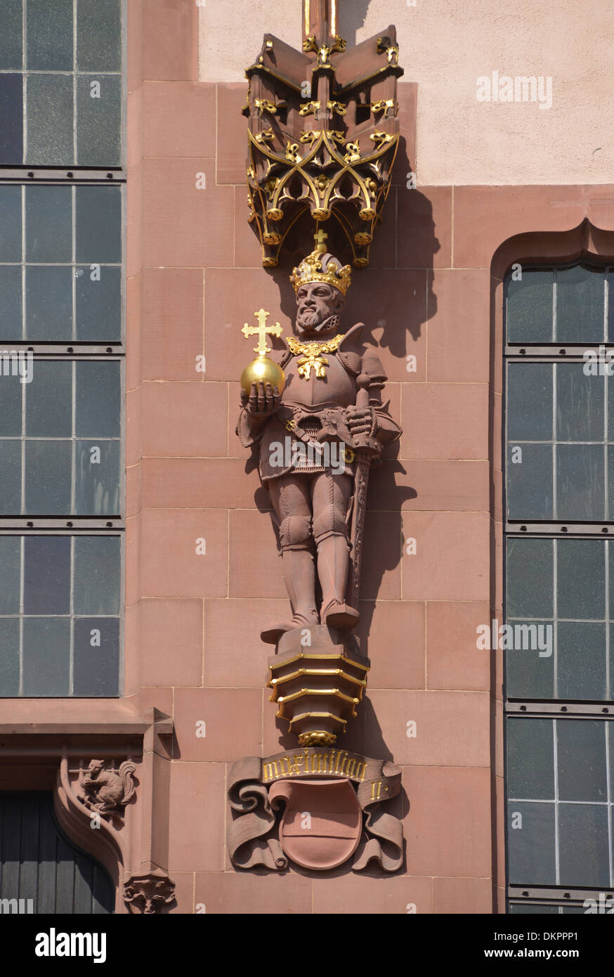 Statue Kaiser Maximilian II., Rathaus ´Roemer´, Frankfurt Am Main, Hessen,  Deutschland / Römer Stockfotografie - Alamy