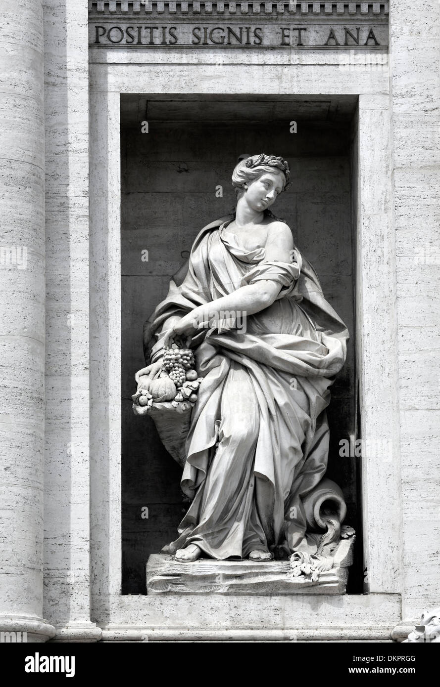 Fontana di Trevi, Rom, Italien Stockfoto