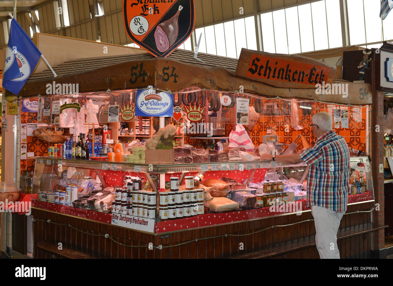 Kleinmarkthalle am Frankfurt Main, Hessen, Deutschland Stockfoto