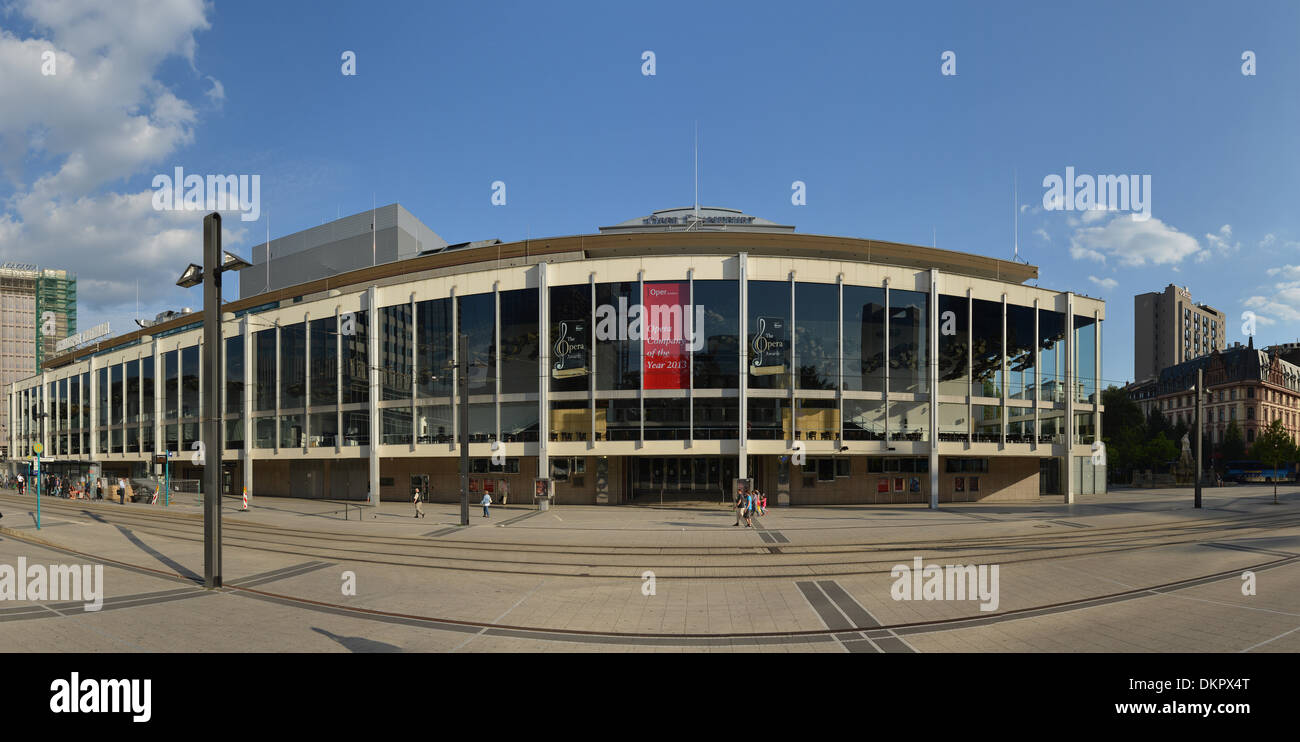Oper, Willy-Brandt-Platz, Frankfurt Am Main, Hessen, Deutschland Stockfoto