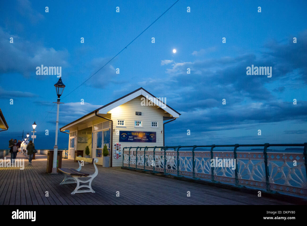 Penarth Pier, Südwales. Stockfoto