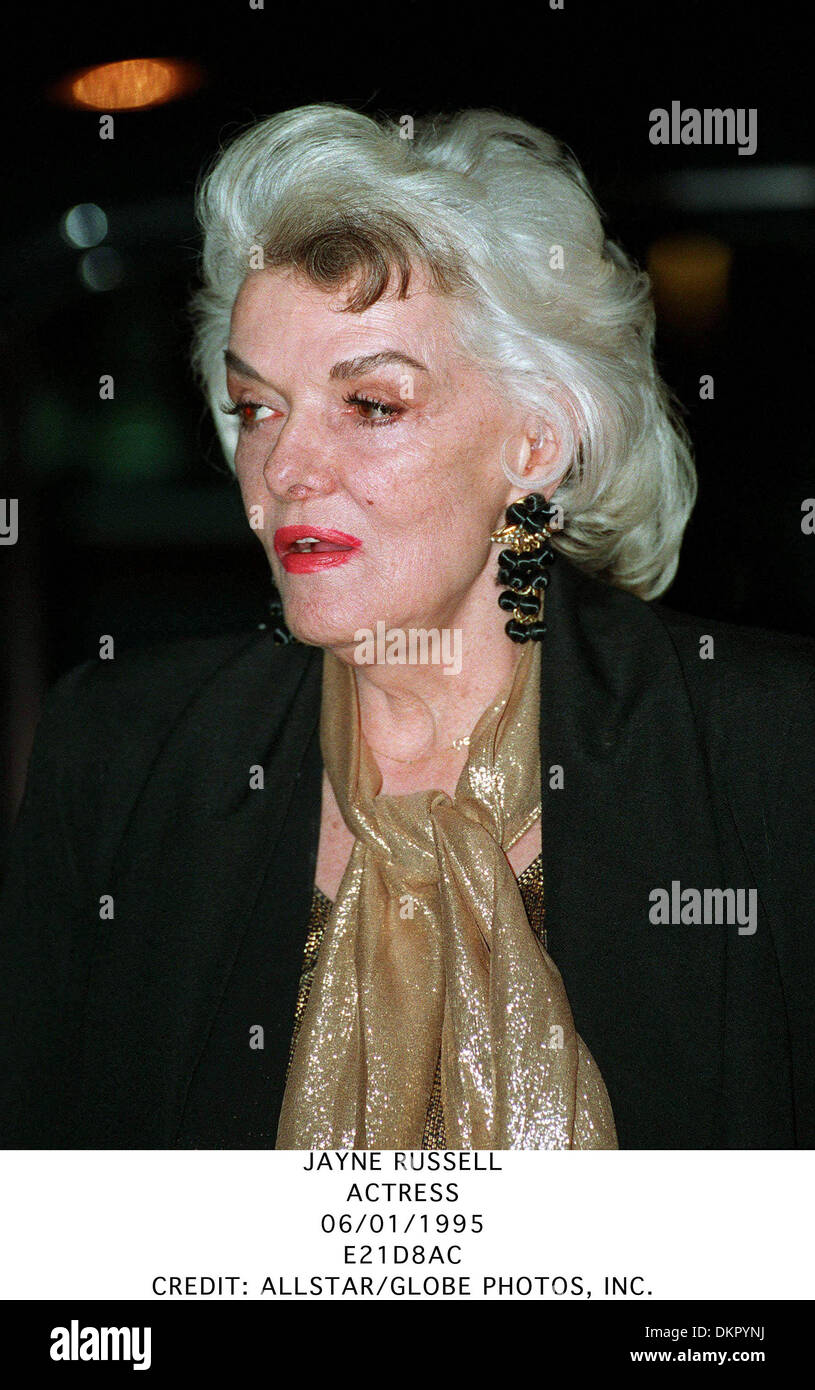 JAYNE RUSSELL. ACTRESS.06/01/1995.E21D8AC. Stockfoto