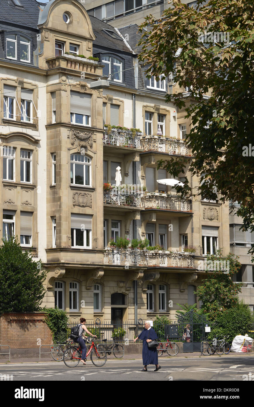 Altbau, Gartenstrasse, Sachsenhausen, Frankfurt am Main, Hessen, Deutschland Stockfoto