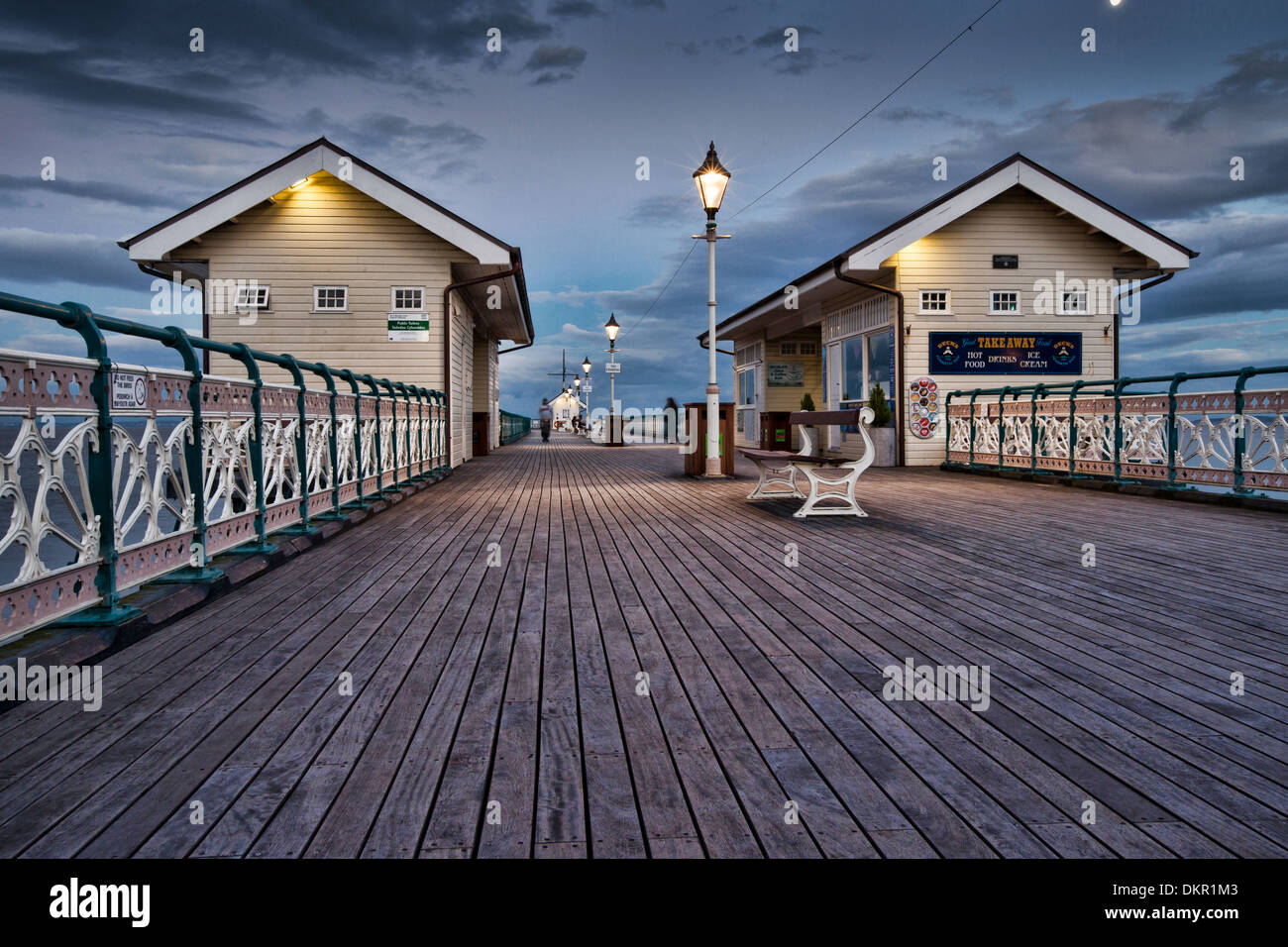 Penarth Pier, Südwales. Stockfoto