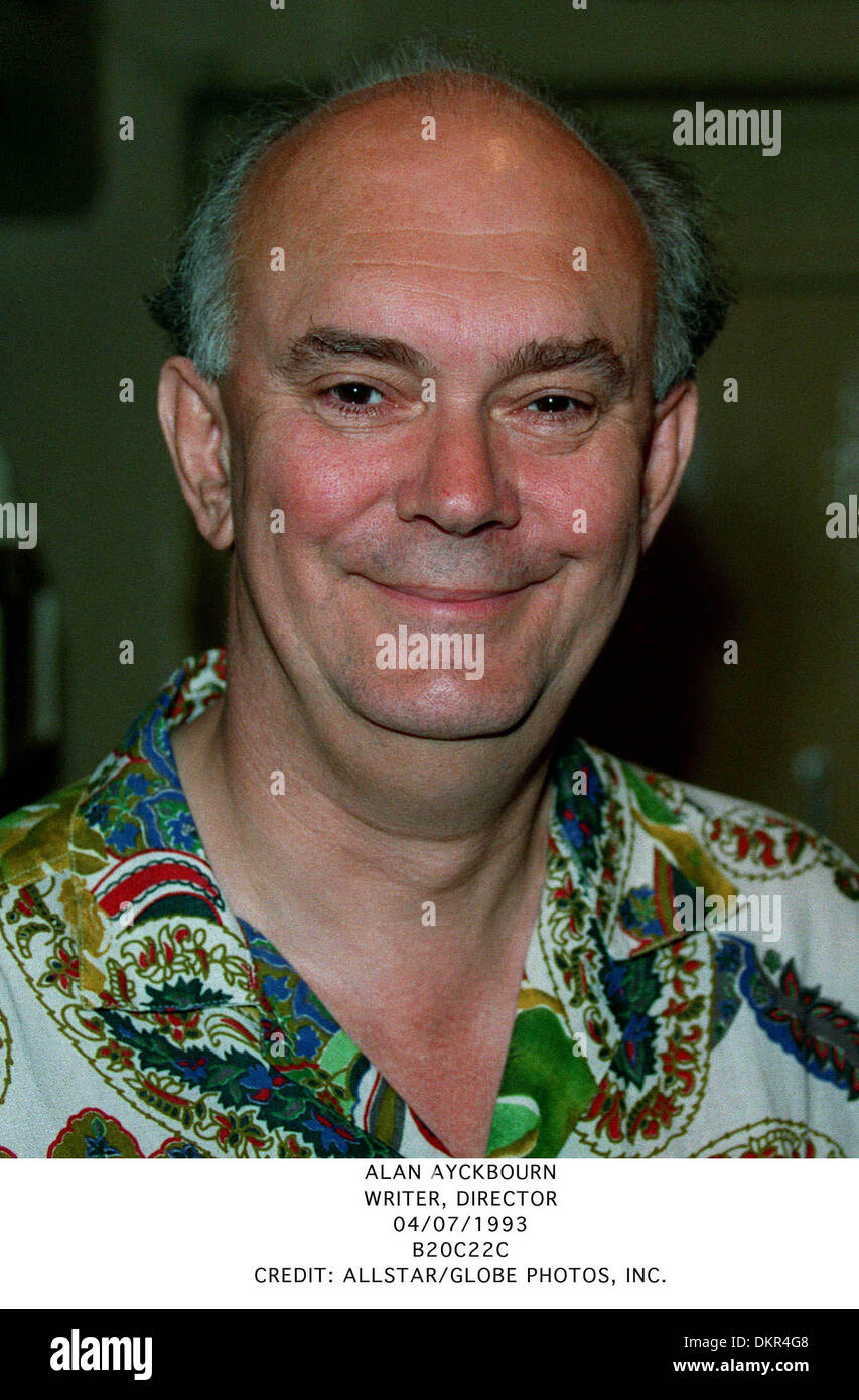 ALAN AYCKBOURN. SCHRIFTSTELLER, DIRECTOR.04/07/1993.B20C22C. Stockfoto