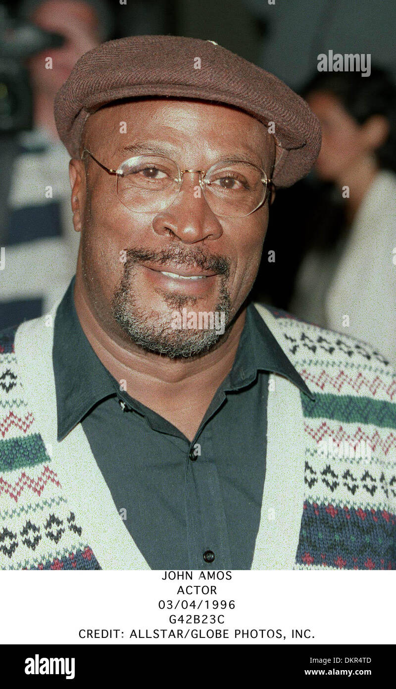 JOHN AMOS. ACTOR.03/04/1996.G42B23C. Stockfoto