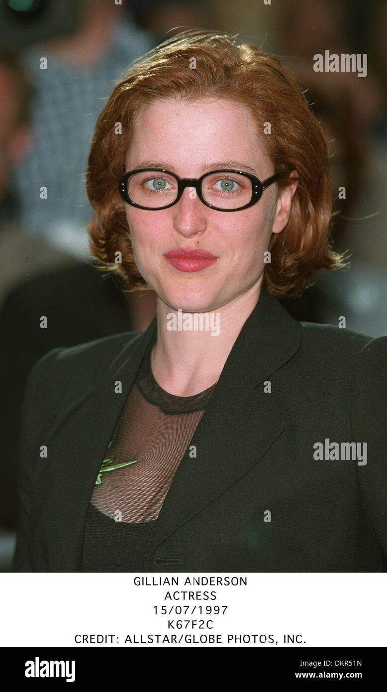 GILLIAN ANDERSON. ACTRESS.15/07/1997.K67F2C. Stockfoto