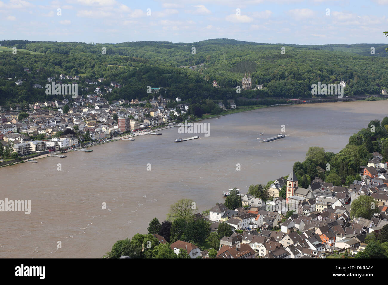 Remagen-Erpel-Remagen-Rhein Stockfoto