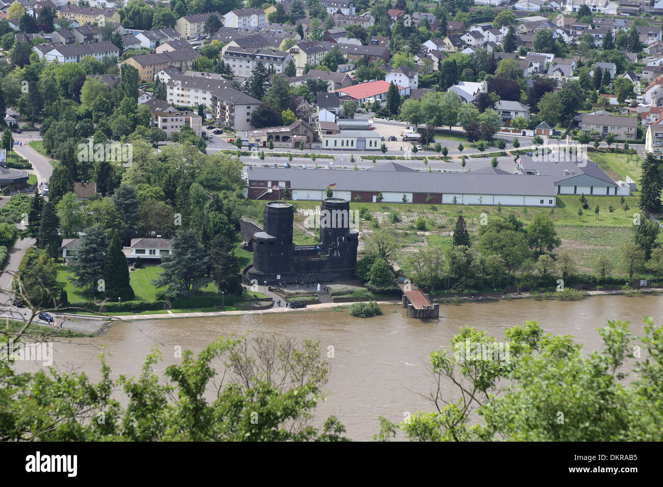 Brücke von Remagen in Remagen Stockfoto