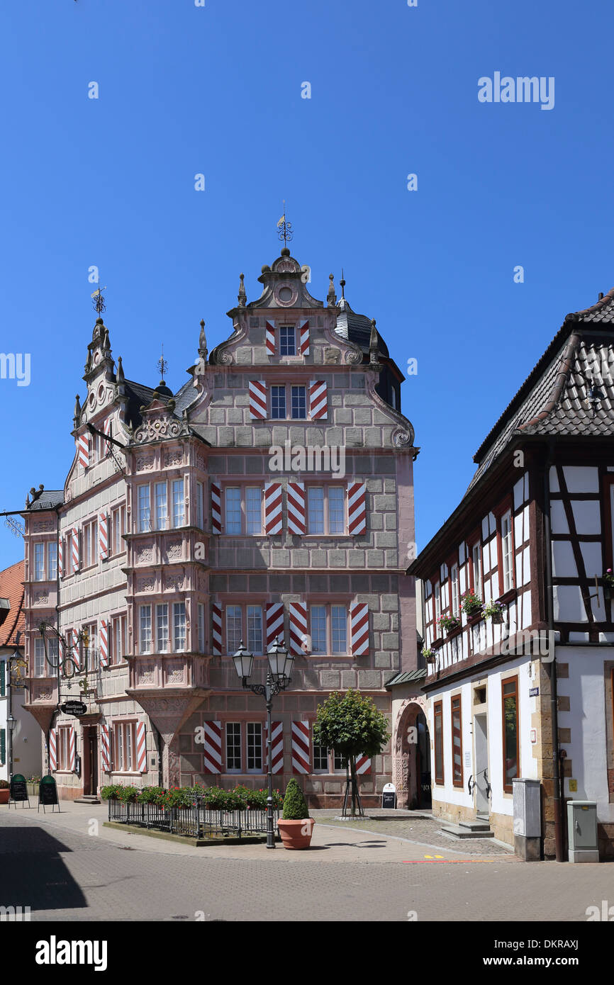 Gasthaus Zum Engel in Bad Bergzabern Stockfoto