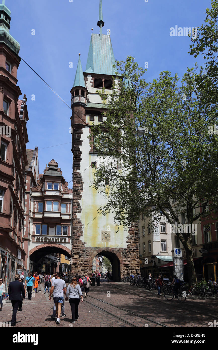 Freiburg Im Breisgau gekesselt Stockfoto