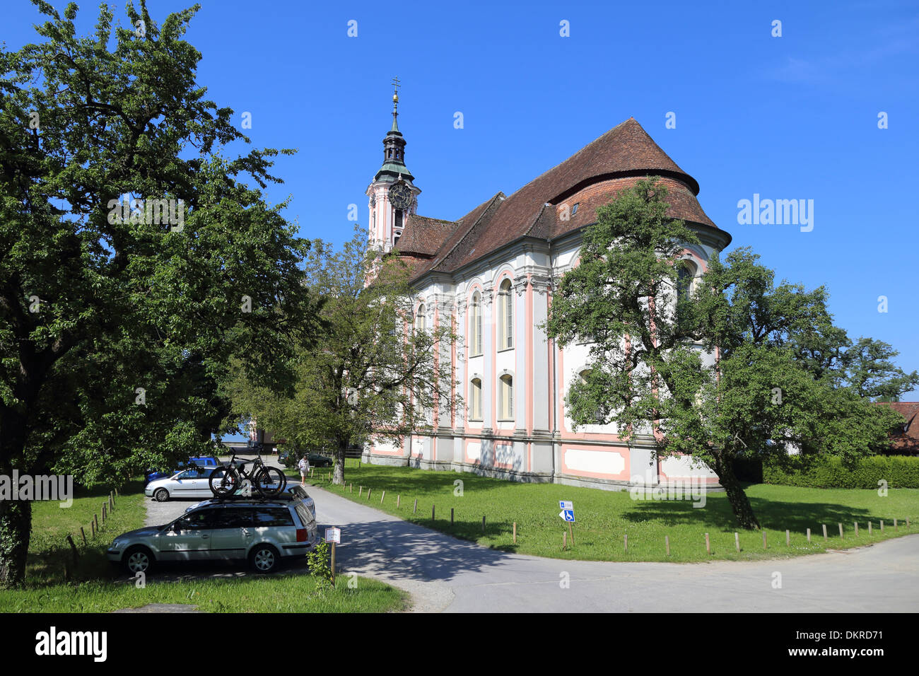 Wallfahrtskirche Birnau Bodensee Stockfoto