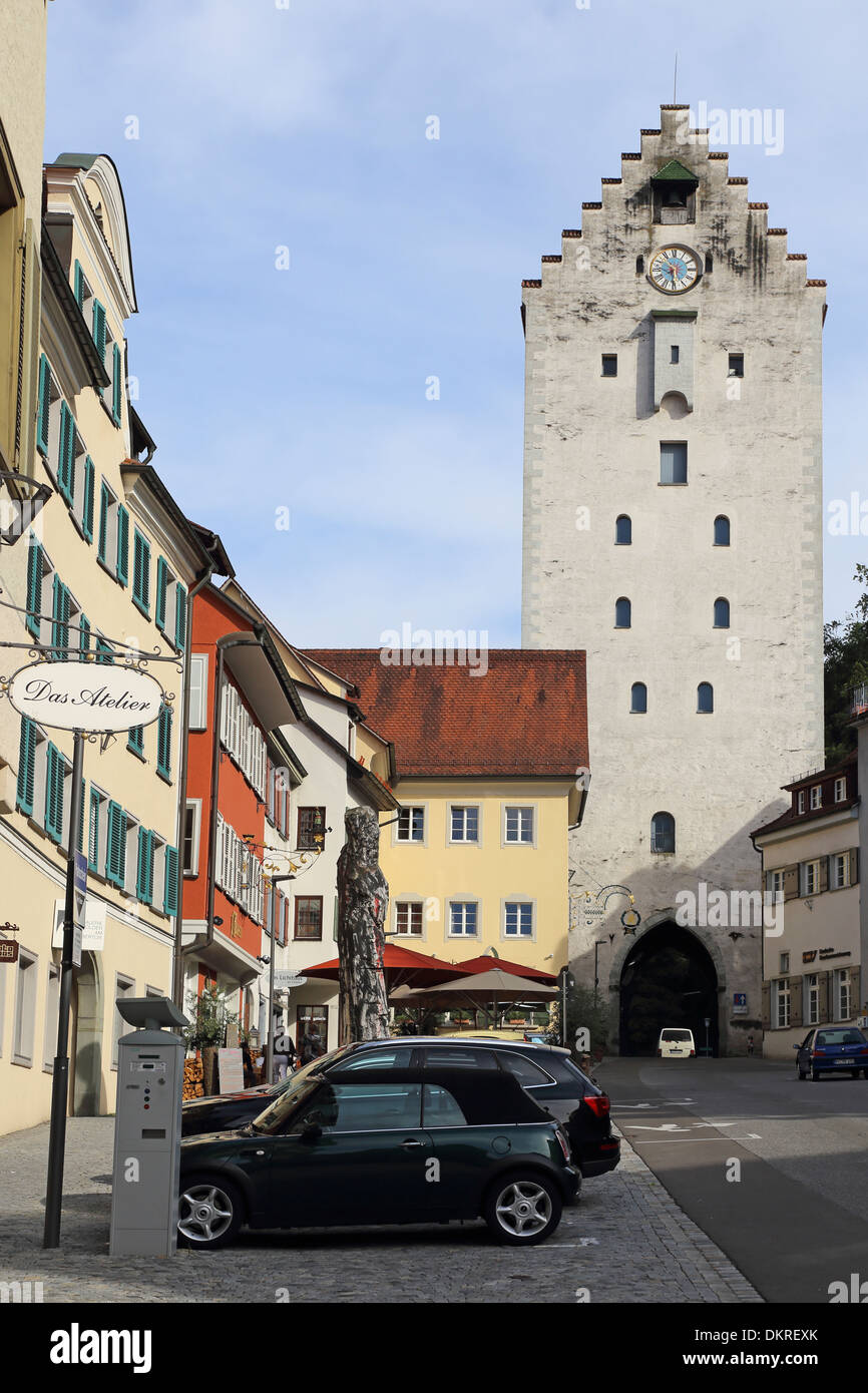 Ravensburg Obertor Stockfoto