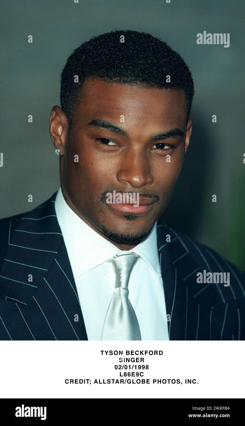 TYSON BECKFORD. SINGER.02/01/1998.L86E9C. KREDITE; Stockfoto