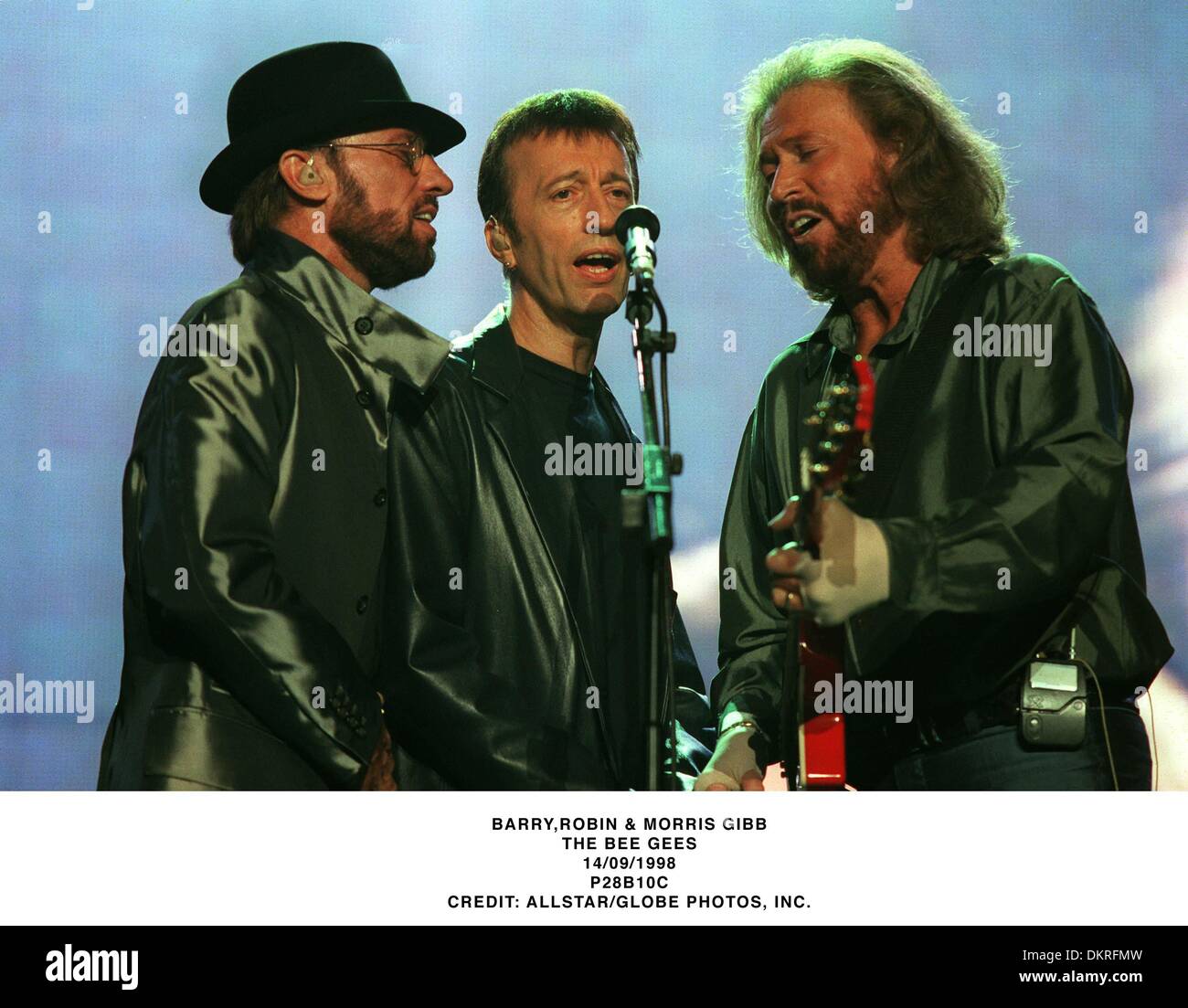 BARRY, ROBIN & MORRIS GIBB. DIE BIENE-GEES.14/09/1998.P28B10C. Stockfoto