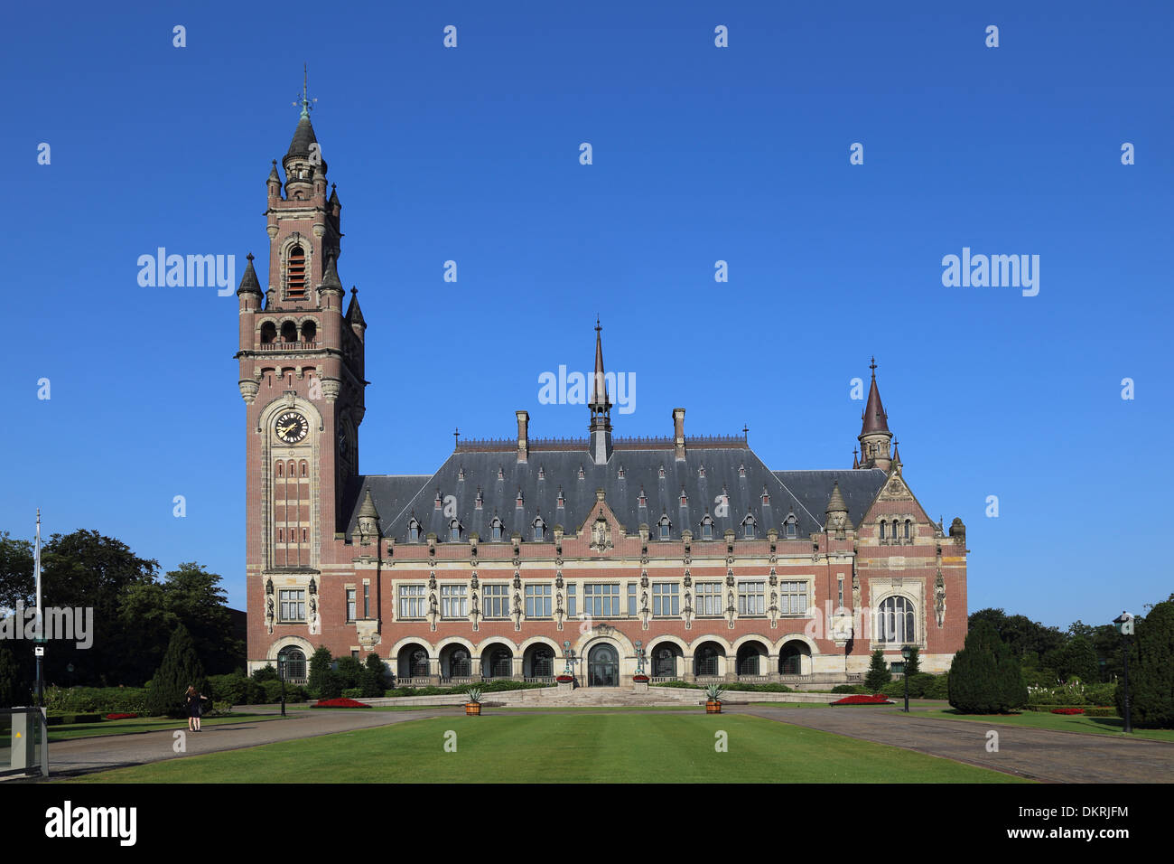 den Haag Niederlande Peace Palace Park Stockfoto