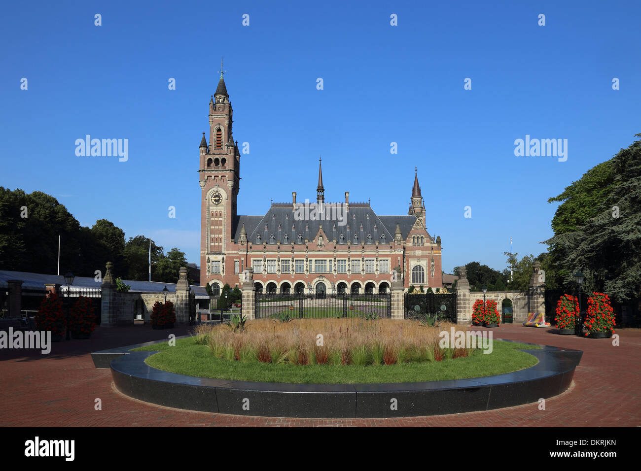 den Haag Niederlande Peace Palace Park Stockfoto