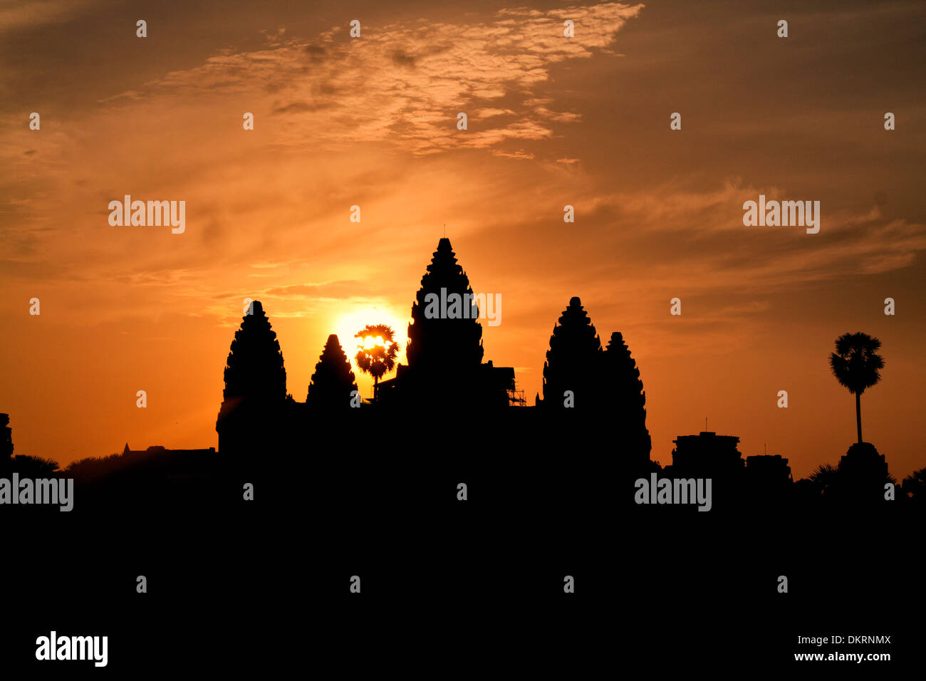 Tempelanlage von Angkor Wat, Kambodscha, Asien Stockfoto