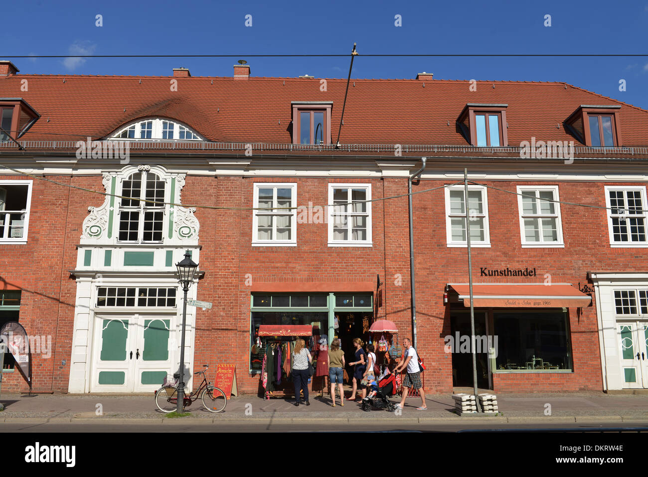 Hollaendisches Viertel, Friedrich-Ebert-Straße, Potsdam, Brandenburg, Deutschland / Holländisches Stockfoto