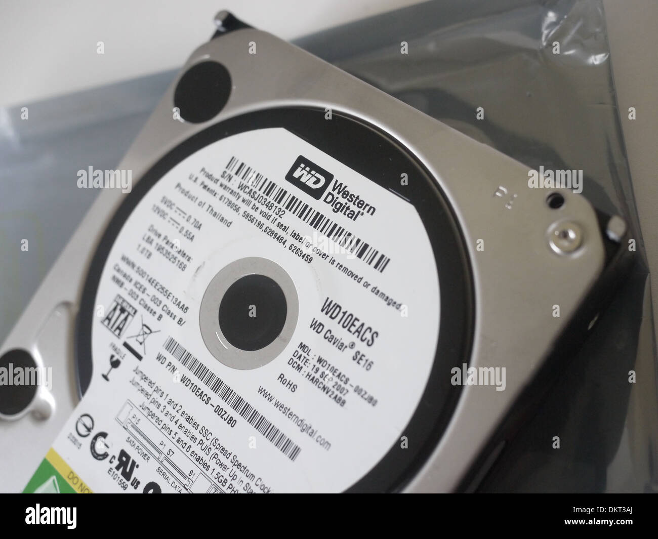 Western Digital Festplatte Computerhersteller Stockfoto