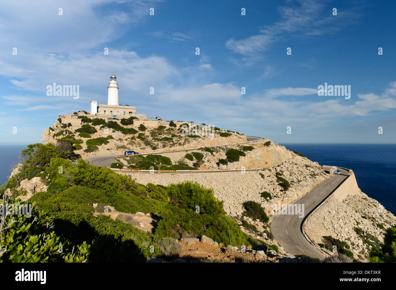 Leuchtturm, Cap de Formentor, Formentor, Mallorca, Balearen, Spanien, Europa Stockfoto