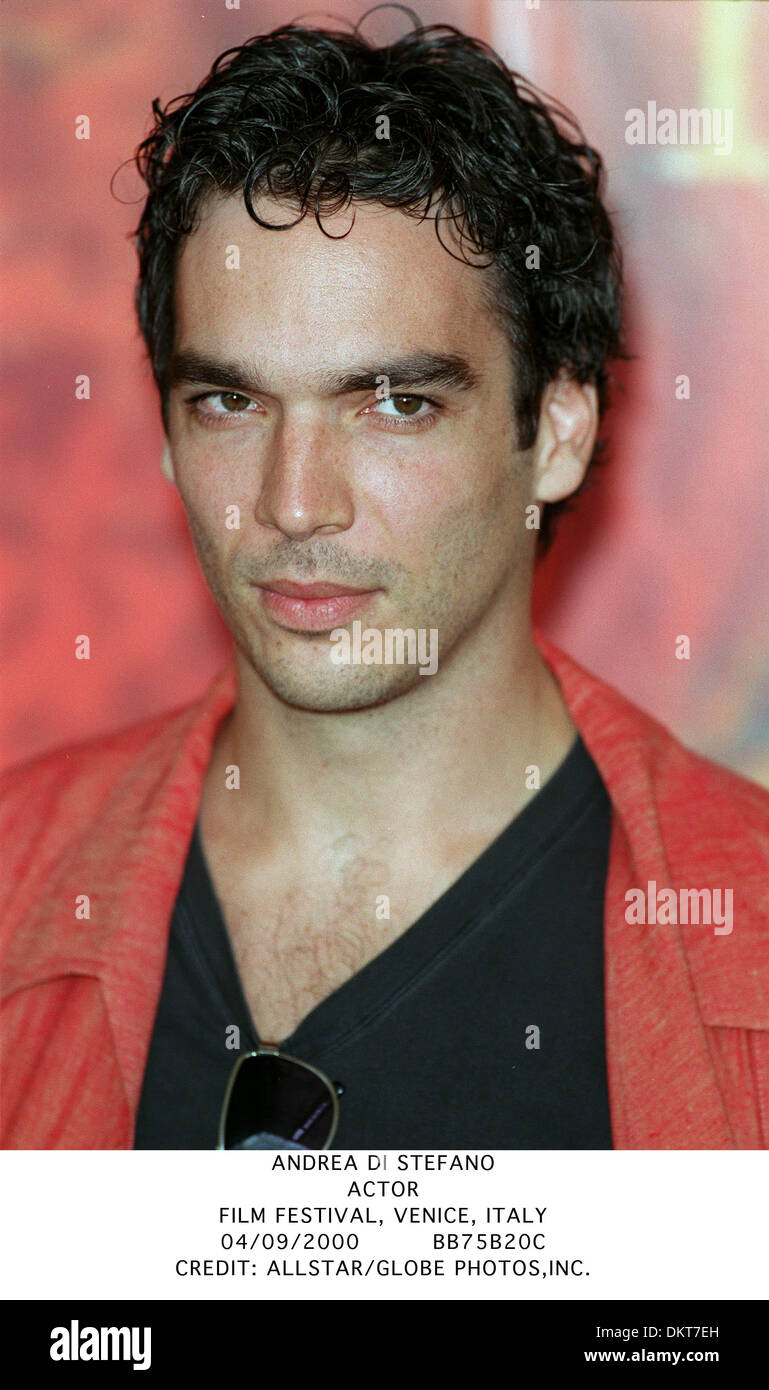 4. September 2000 - Filmfestival, Venedig, Italien - ANDREA DI STEFANO. SCHAUSPIELER. FILM FESTIVAL, VENEDIG, ITALY.04/09/2000.BB75B20C. CREDIT: (Kredit-Bild: © Globe Photos/ZUMAPRESS.com) Stockfoto