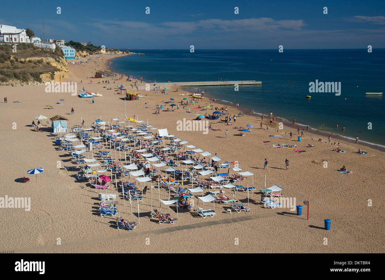 Fishermans Beach, Albufeira, Faro, Portugal Stockfoto