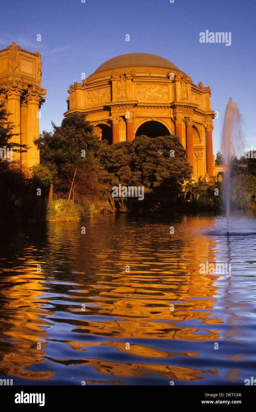 Palace of Fine Art, San Francisco, Kalifornien Stockfoto