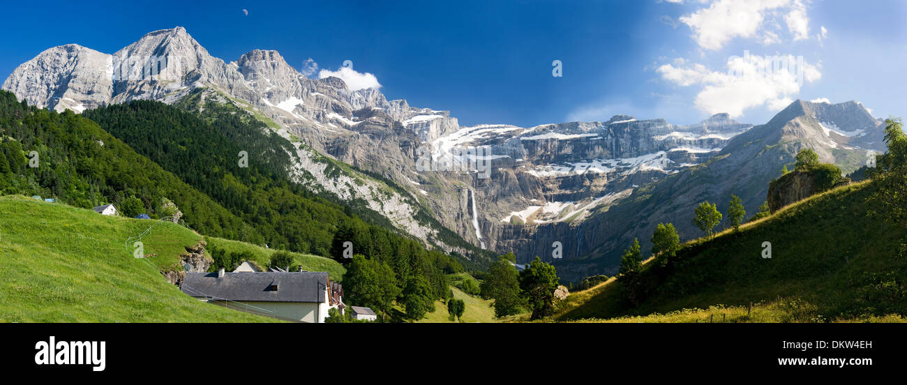 Cirque de Gavarnie Pyrenäen Frankreich Stockfoto