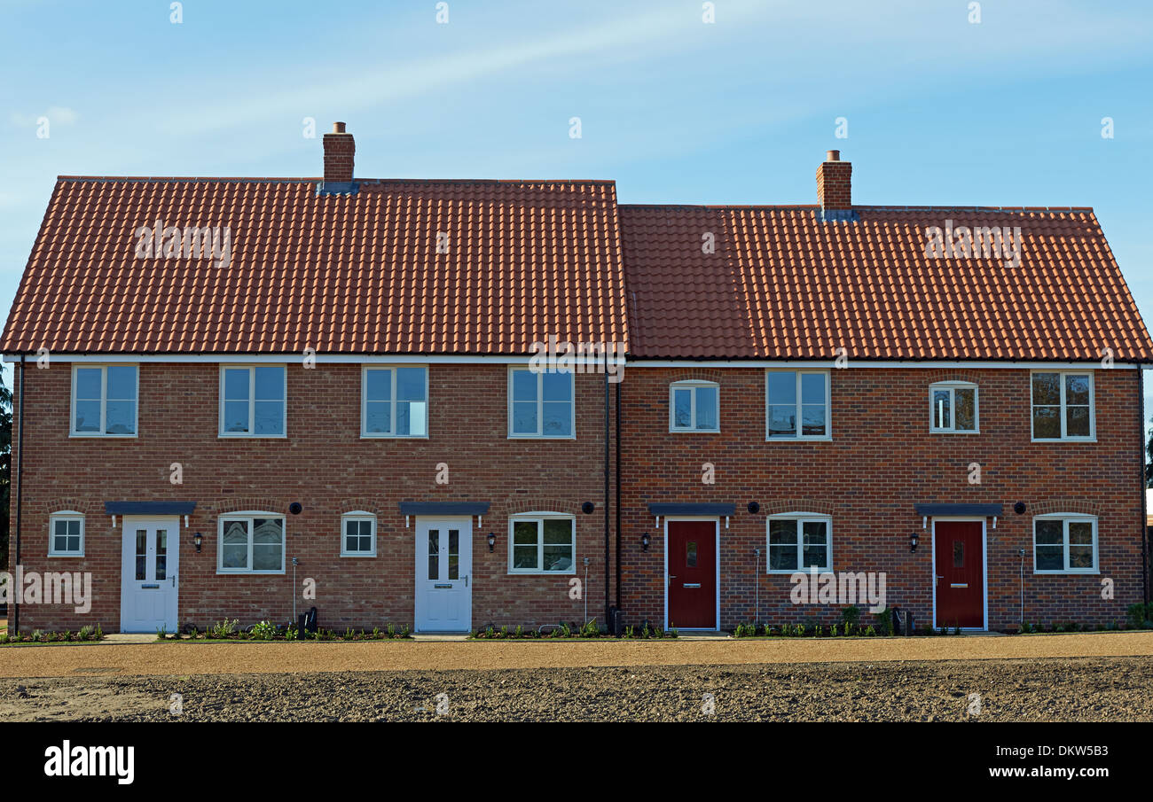 Neu erbauten Wohnsiedlung (2013) Stockfoto