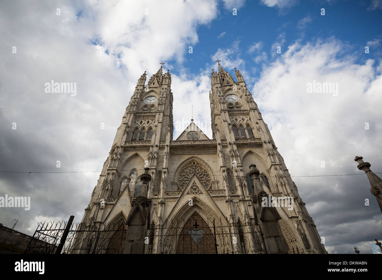 Basilika del Voto Nacional - Quito, Ecuador Stockfoto