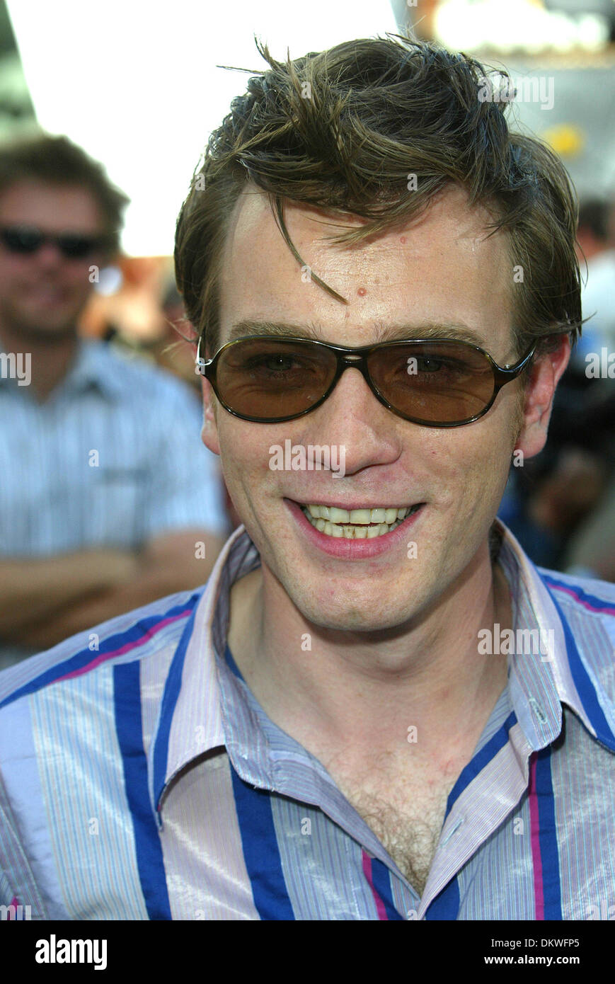 EWAN MCGREGOR. SCHAUSPIELER. LYWOOD, LOS ANGELES, USA. GRUMANN DES CHINESE THEATRE, HOL.12/05/2002.LA3552 Stockfoto