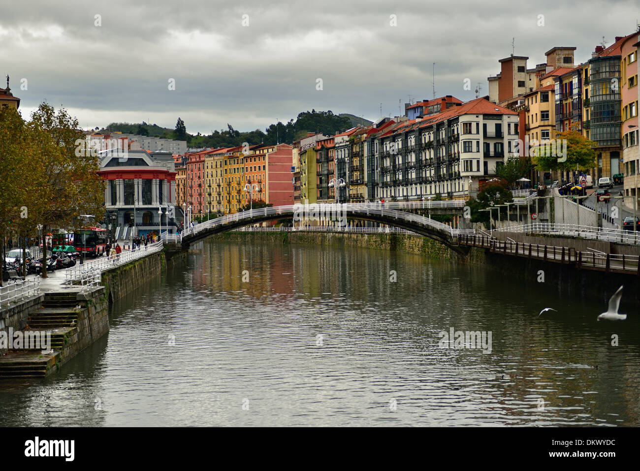 Puente De La Rivera, Bilbao, Vizcaya, Baskisches Land, Spanien, Europa Stockfoto