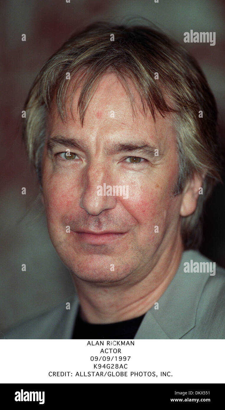 ALAN RICKMAN. ACTOR.09/09/1997.K94G28AC. Stockfoto