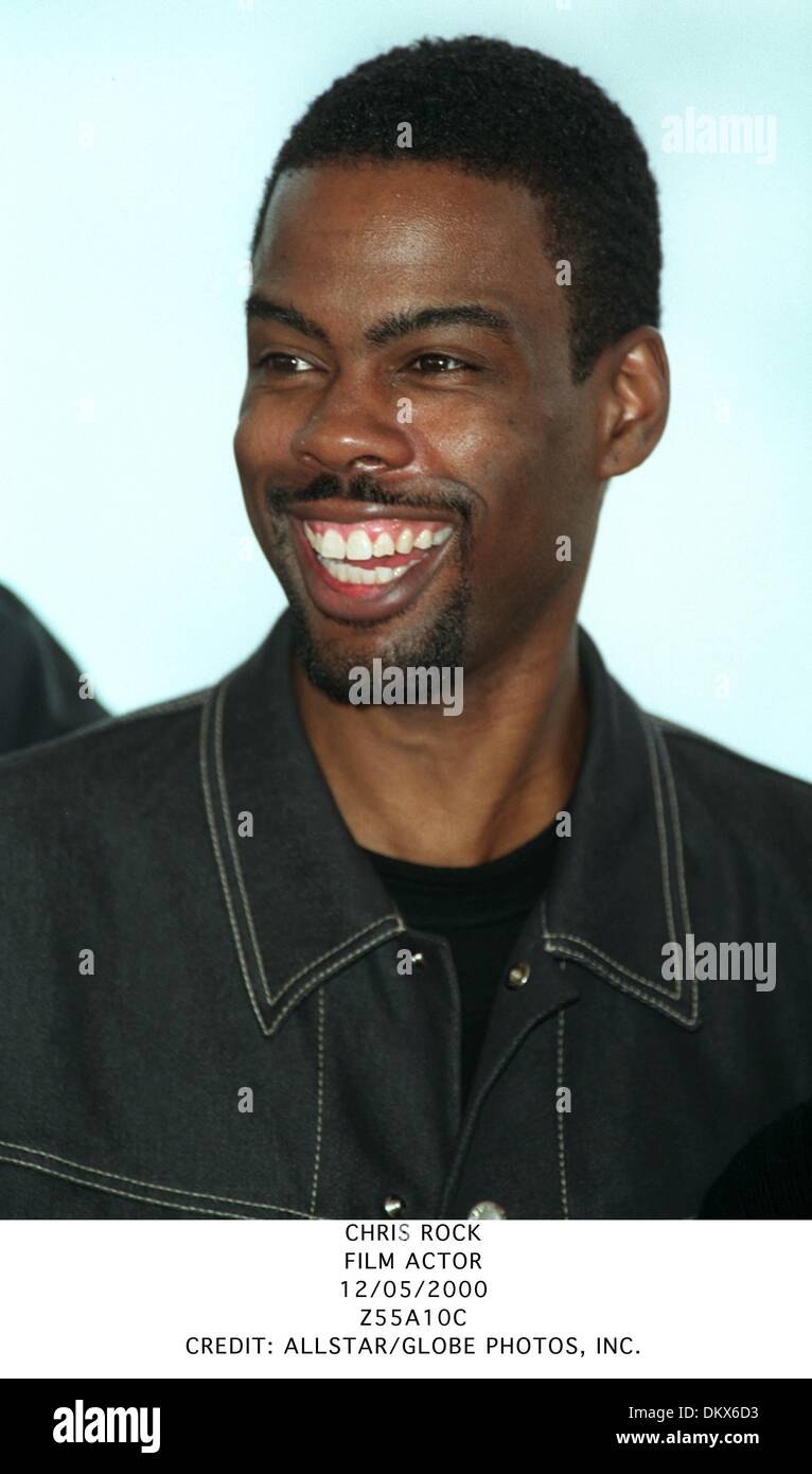 12. Mai 2000 - CHRIS ROCK. FILM ACTOR.12/05/2000.Z55A10C. CREDIT: (Kredit-Bild: © Globe Photos/ZUMAPRESS.com) Stockfoto