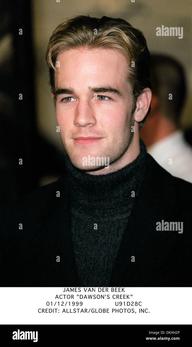 JAMES VAN DER BEEK. SCHAUSPIELER "DAWSONS CREEK''.01/12/1999.U91D28C. Stockfoto