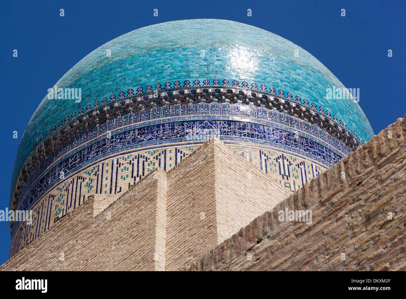 Kuppel der Kalon-Moschee, auch bekannt als Kalyan Moschee, Poi Kalon, Buchara, Usbekistan Stockfoto