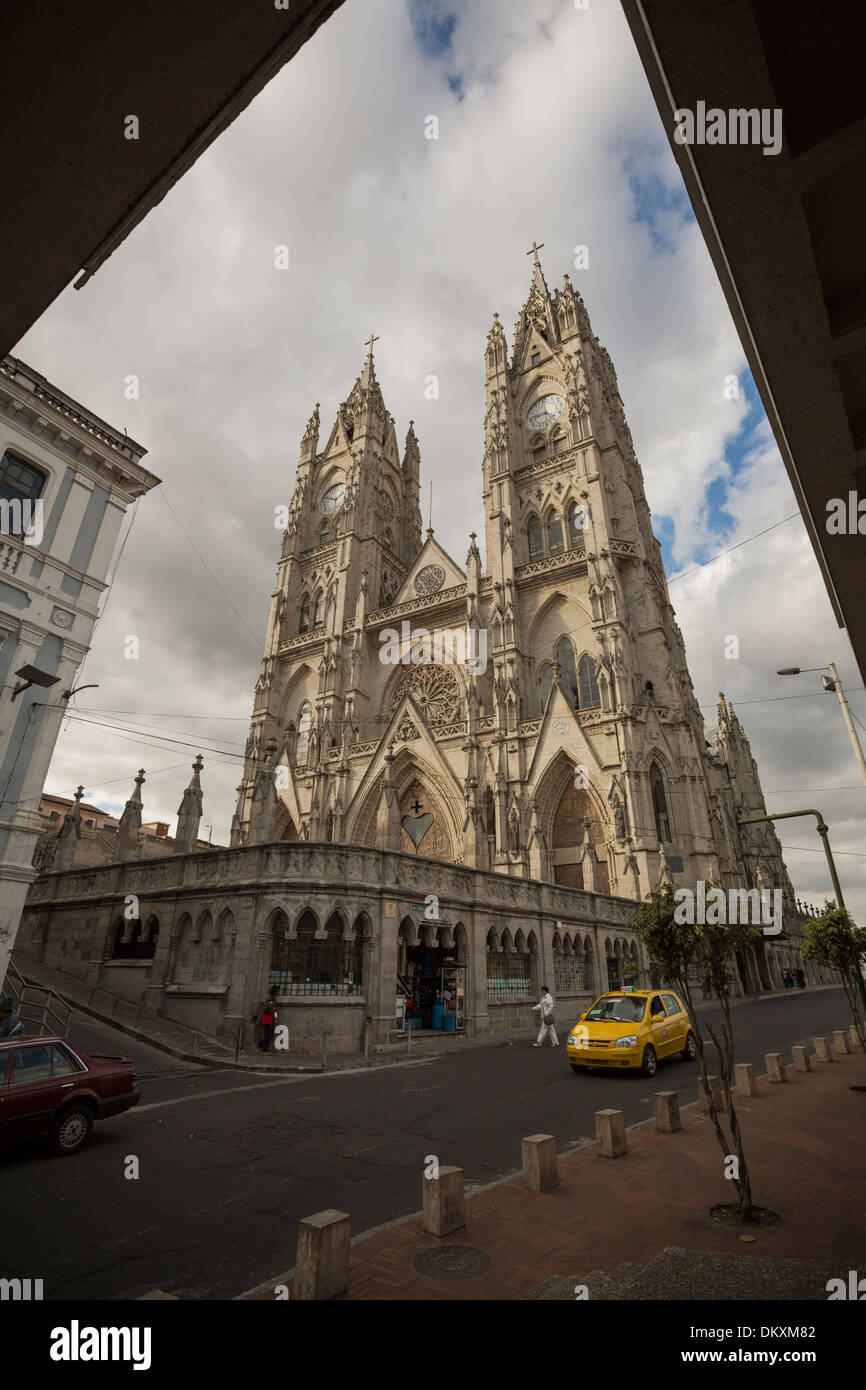 Basilika del Voto Nacional - Quito, Ecuador Stockfoto